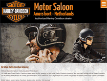 Tablet Screenshot of motorsaloon.nl